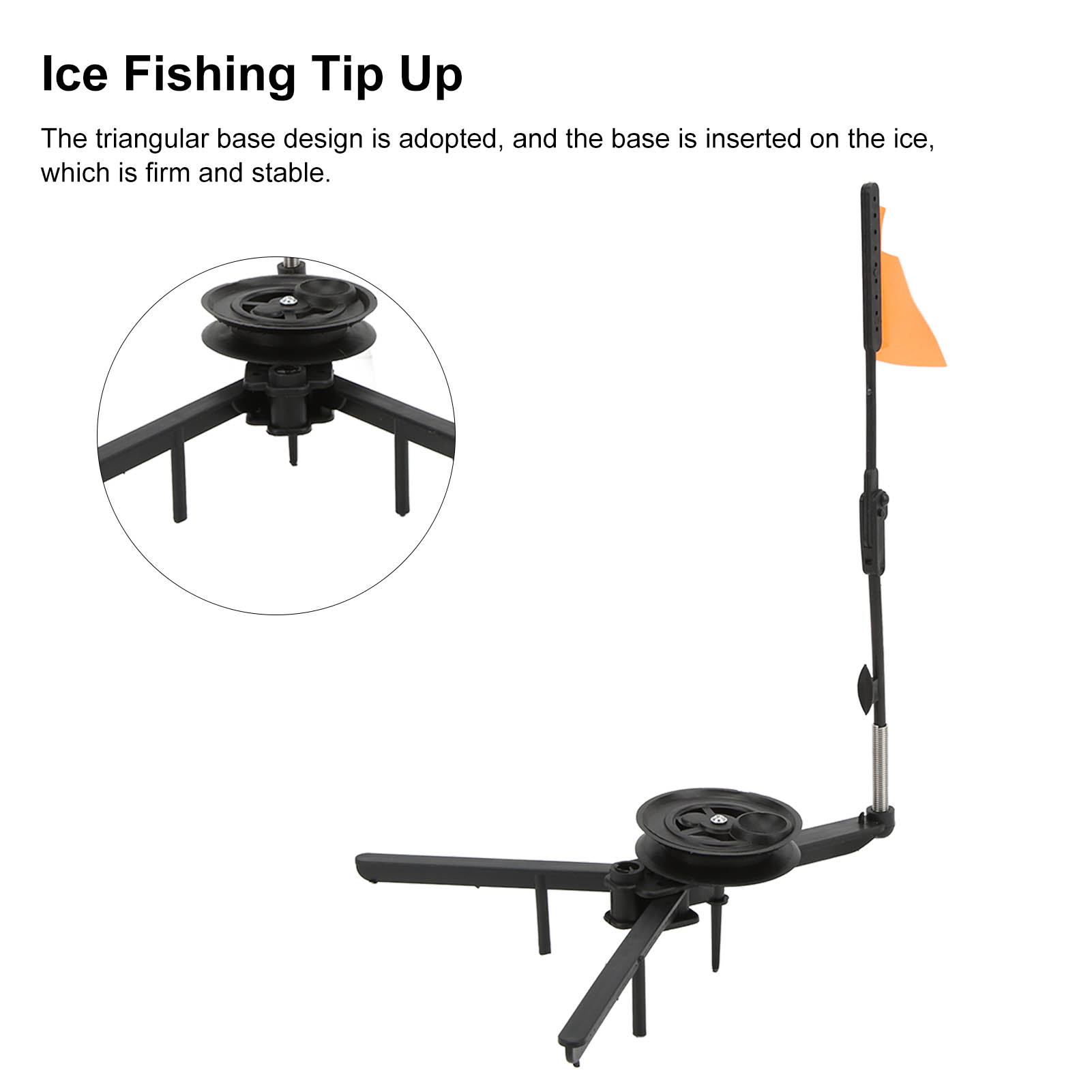 Składana wędka do łowienia na  – Ice Fishing Tip Up recenzja i cena